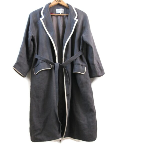 Emerson Fry Fitted Linen Blazer Jacket - Picture 2 of 9